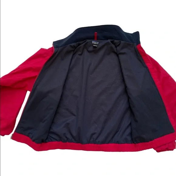 VTG Patagonia Mens Size Medium Red Pneumatic Windbreaker Lined Jacket - Picture 5 of 7